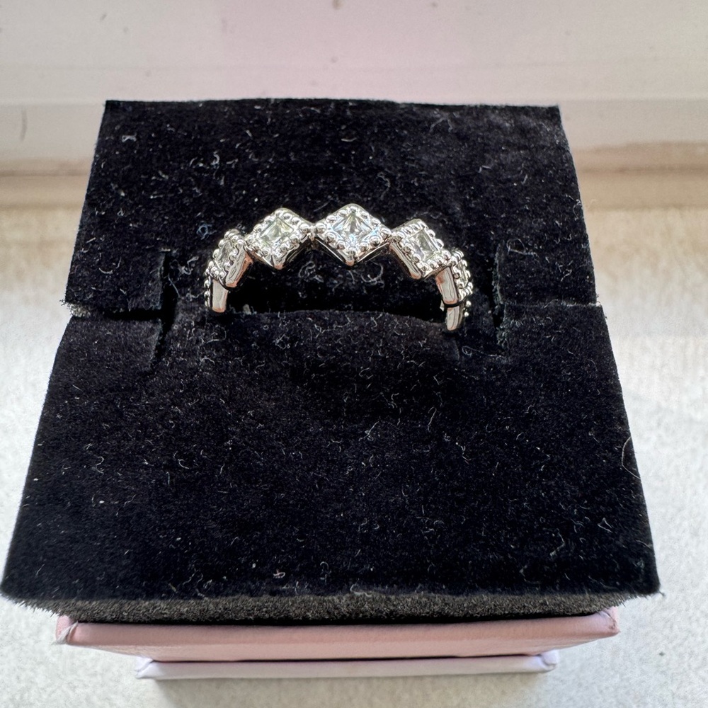 Kendra Scott Silver Pave Band - Picture 2 of 6